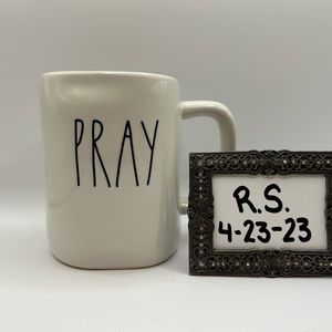 Rae Dunn “Pray” mug.